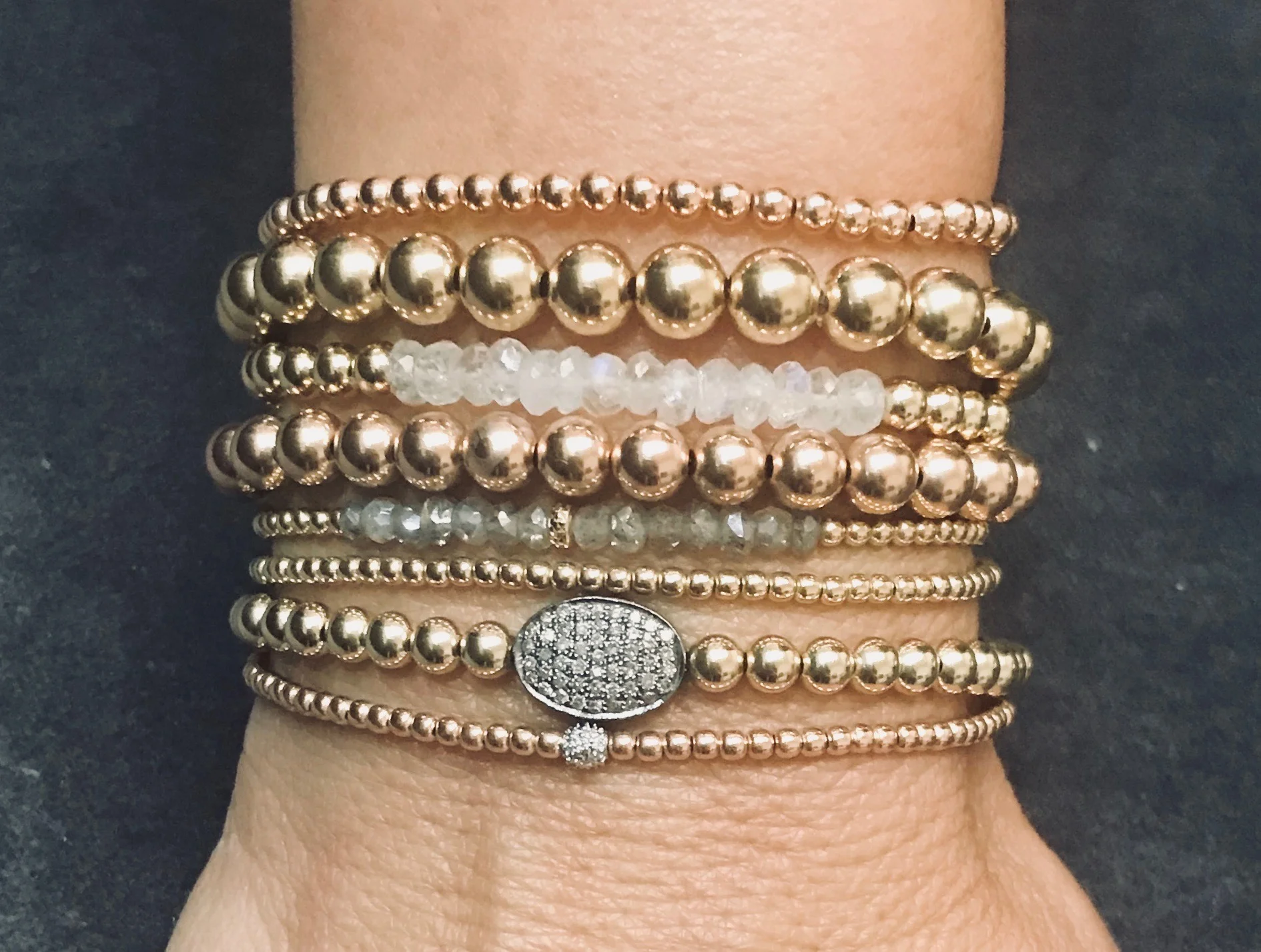 Karen lazar gold bracelets sale